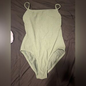 Green One Piece Swimsuit